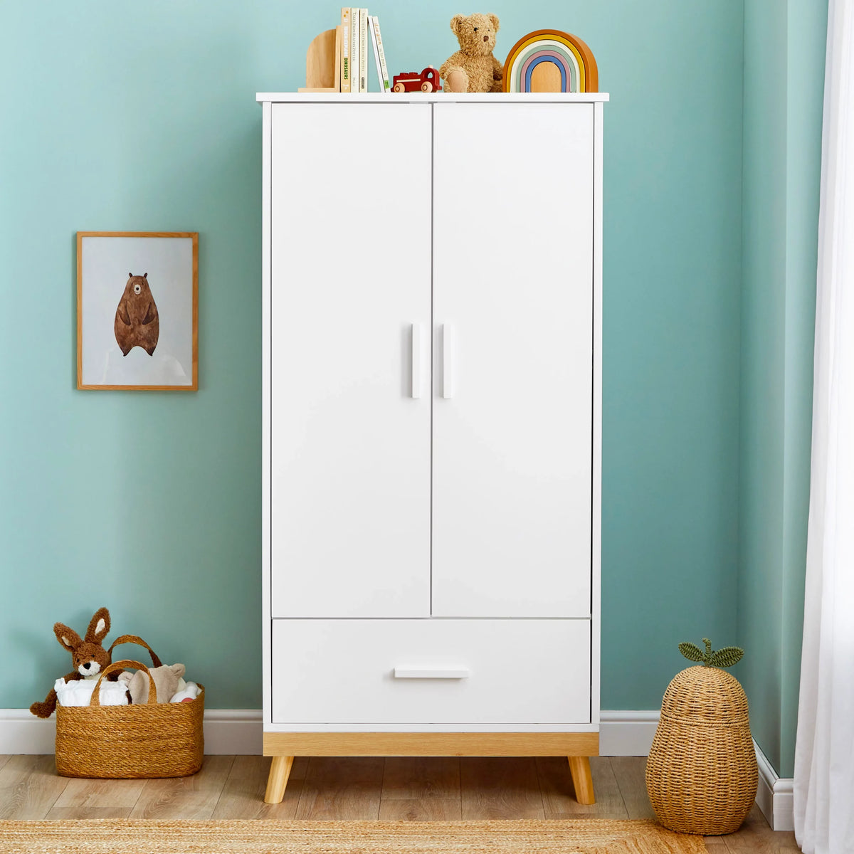 Mona 3 Piece Nursery Furniture Set - White