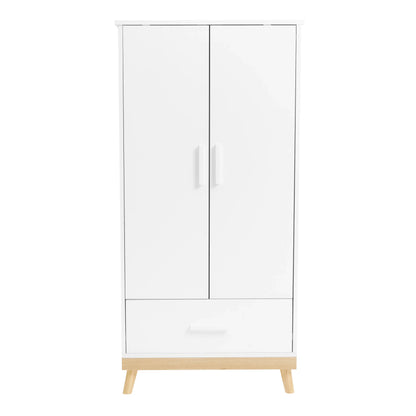 Mona Nursery Wardrobe - White