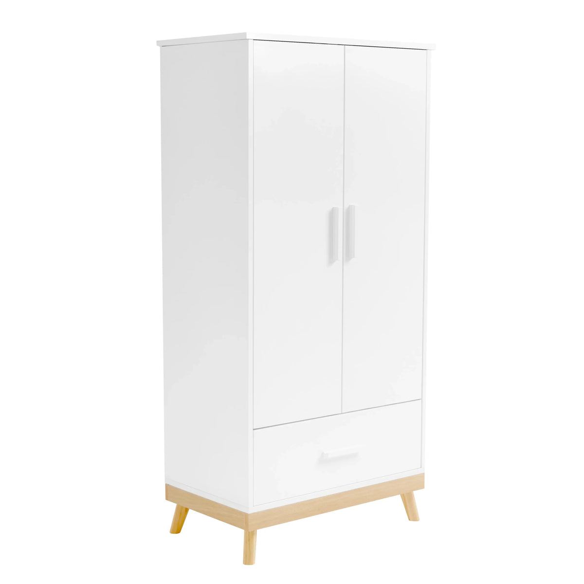 Mona Nursery Wardrobe - White
