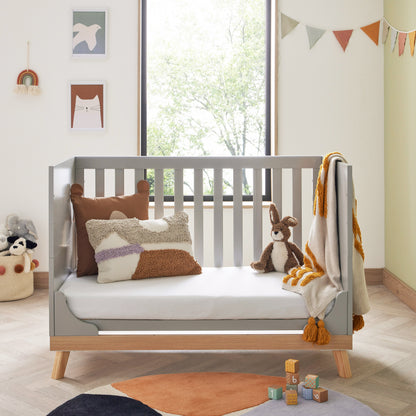 Mona Mini Cot Bed - Grey