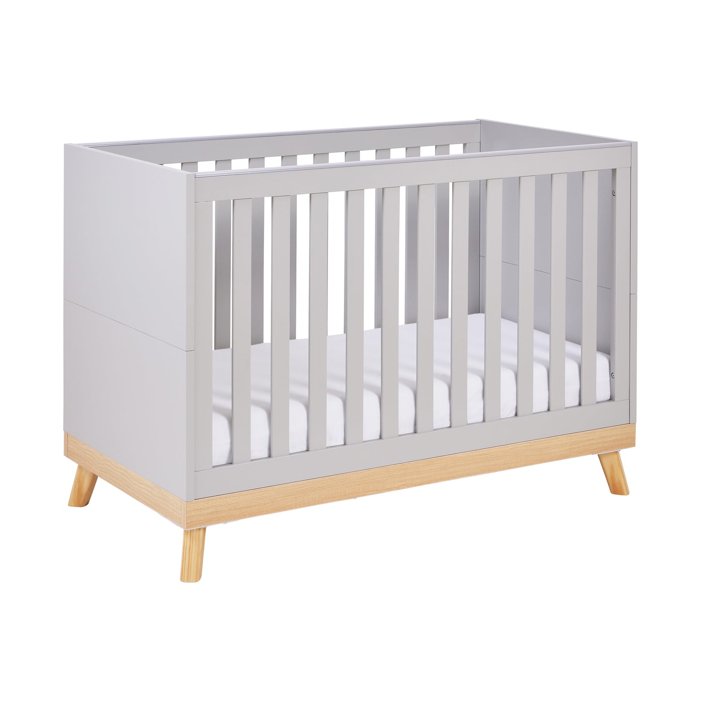 Mona Mini Cot Bed - Grey