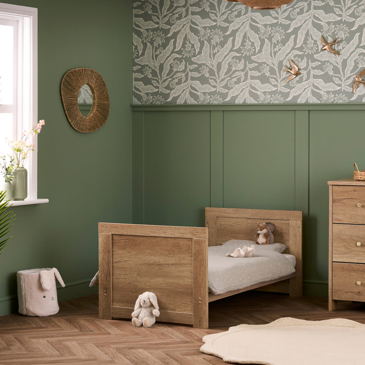 Nika 2 Piece Room Set - Oak (2)
