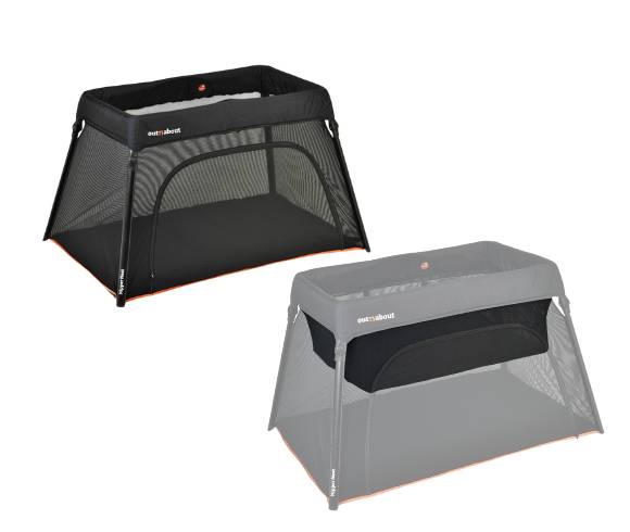 Out n About Nipper Nest Travel Cot - Nipper Nest & Crib Accessory Bundle