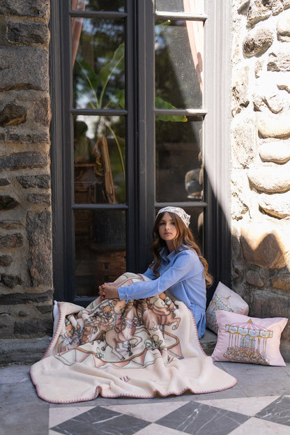 Bigger Teddy’s Merry Go Snuggle Sugary Pink