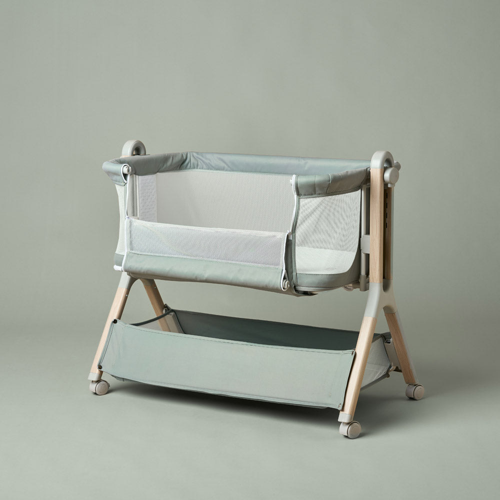 Cloud Bedside Crib - Sage (2)