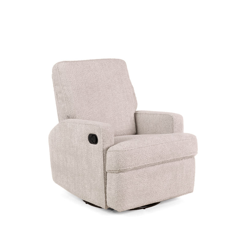 Madison Glider Recliner Chair - Chenille Marshmallow (4)