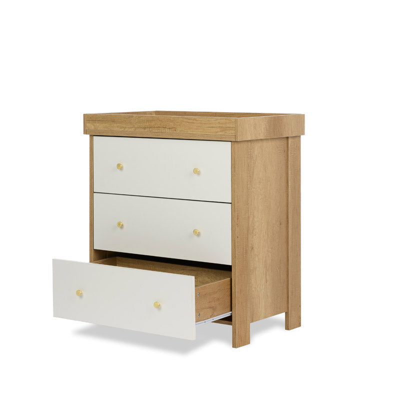 Nika 2 Piece Nursery Room Set - Oak & White (6)