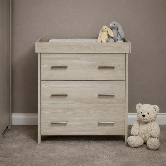 Nika Changing Unit - Grey Wash
