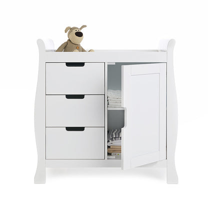 Stamford Sleigh Closed Changing Unit - White (3)