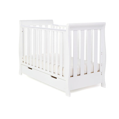 Stamford Mini Sleigh Cot Bed - White (4)