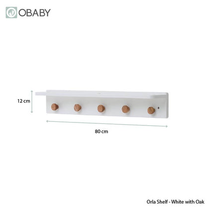 Orla Shelf - White with Oak (4)