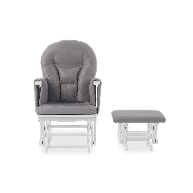 Obaby Reclining Glider Chair & Stool - Grey (5)
