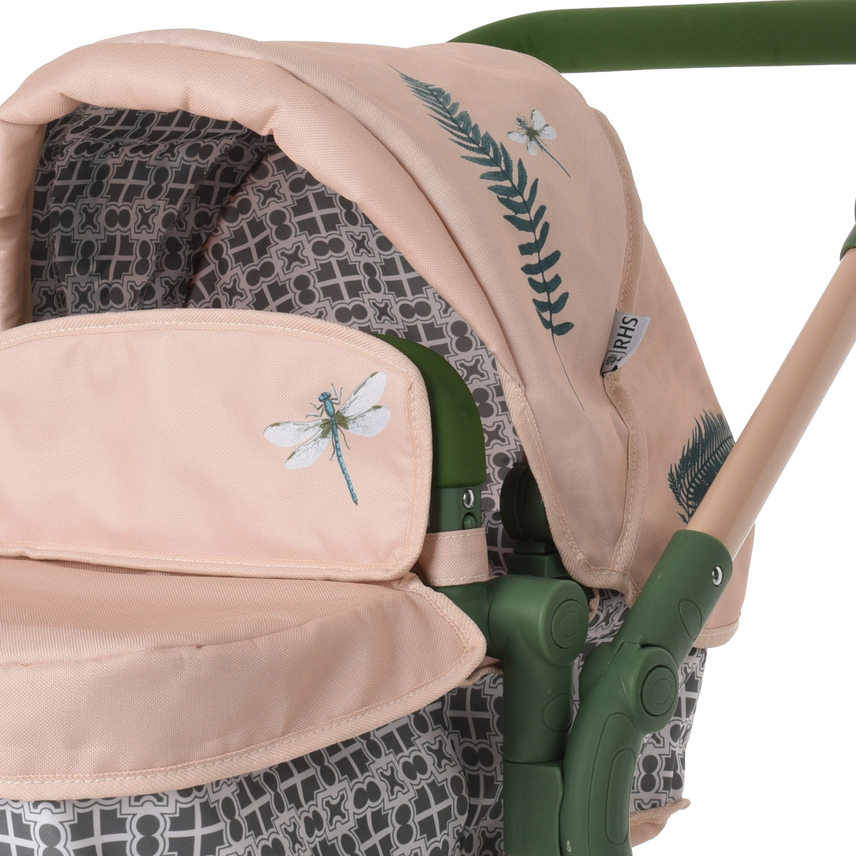 Roma RHS Twin Dolls Pram - Fern