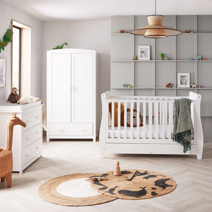 Stella 3 Piece Nursery Furniture Set - White