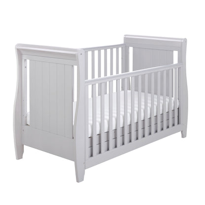 Stella Sleigh Cot Bed - Grey