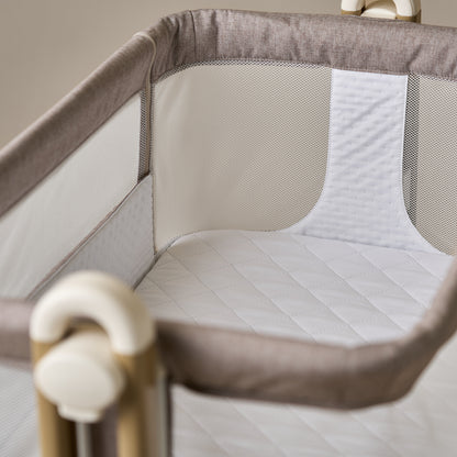 Cloud Bedside Crib - Nutmeg (3)