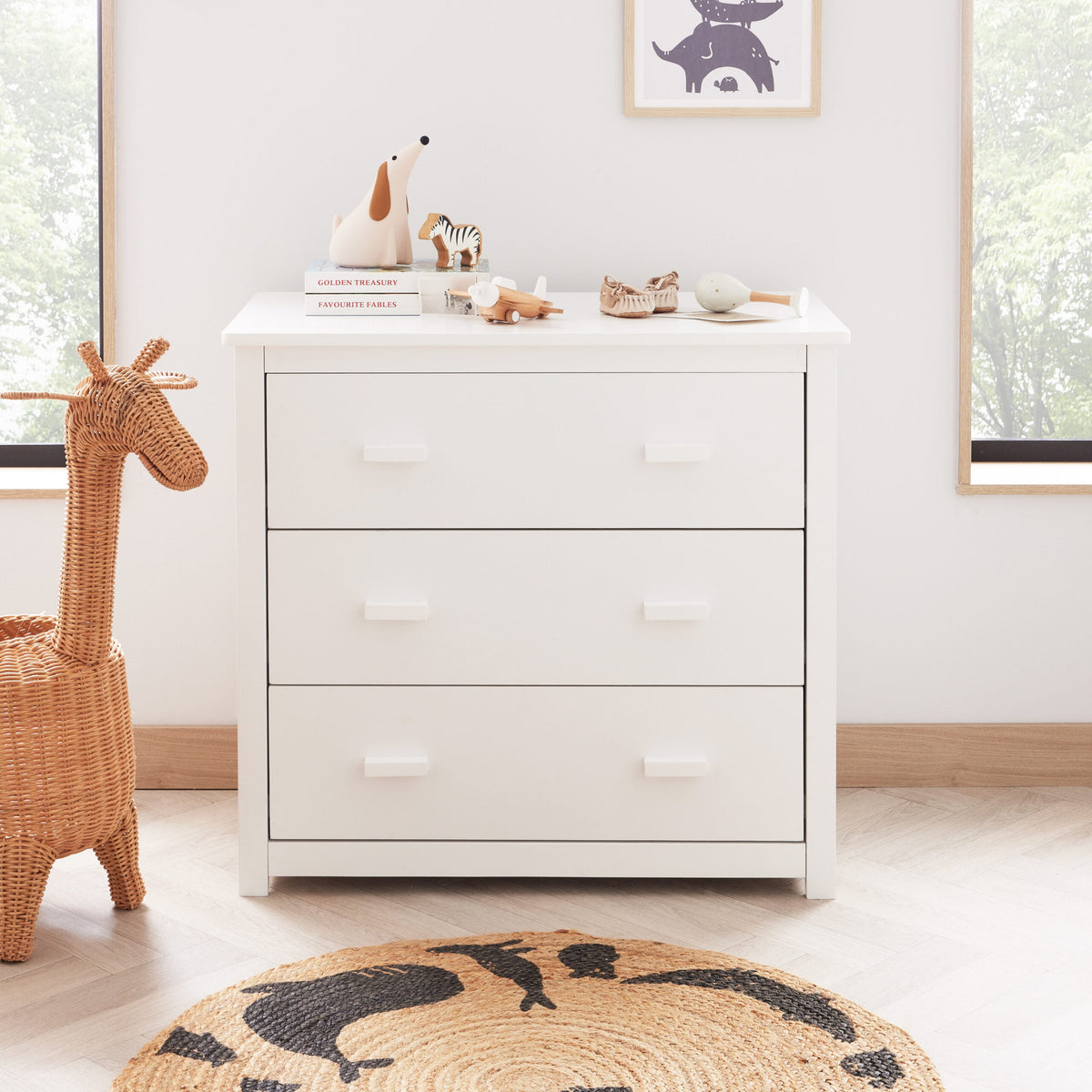 Universal Nursery Chest Changer - White