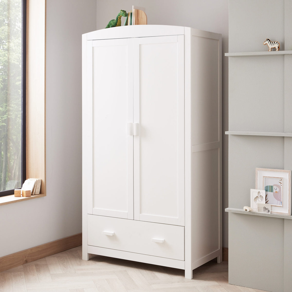 Universal Nursery Wardrobe - White