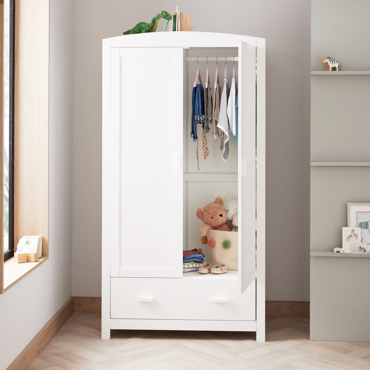 Universal Nursery Wardrobe - White