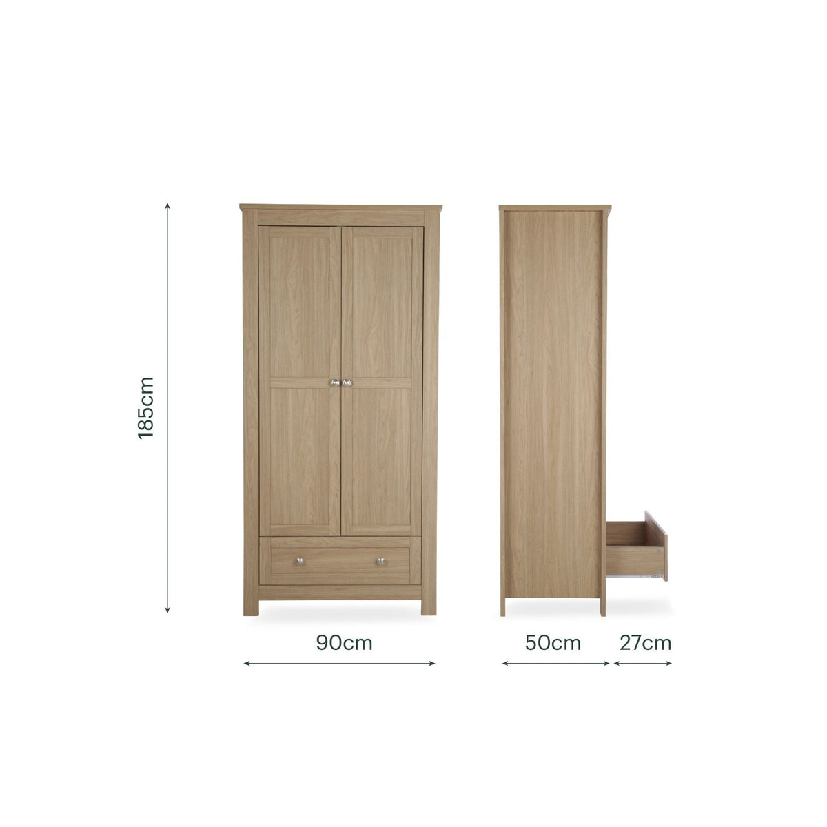 Burford Wardrobe - Oak
