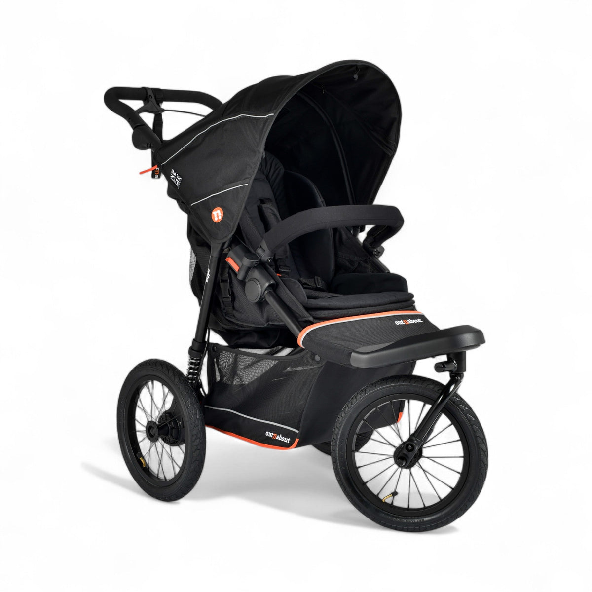 Out n About Nipper V6 Plus Pushchair - Summit Black