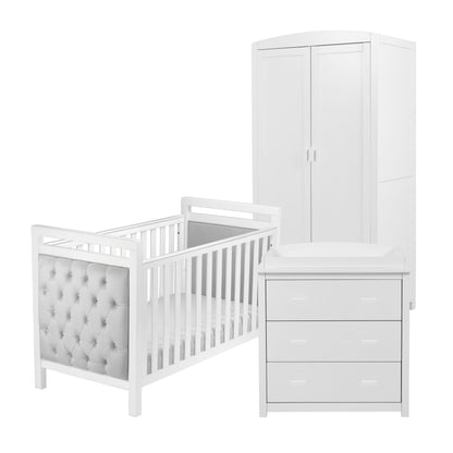 Velvet Deluxe 3 Piece Nursery Furniture Set
