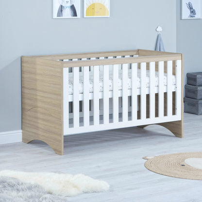 Veni 2 Piece Nursery Furniture Set - Oak White