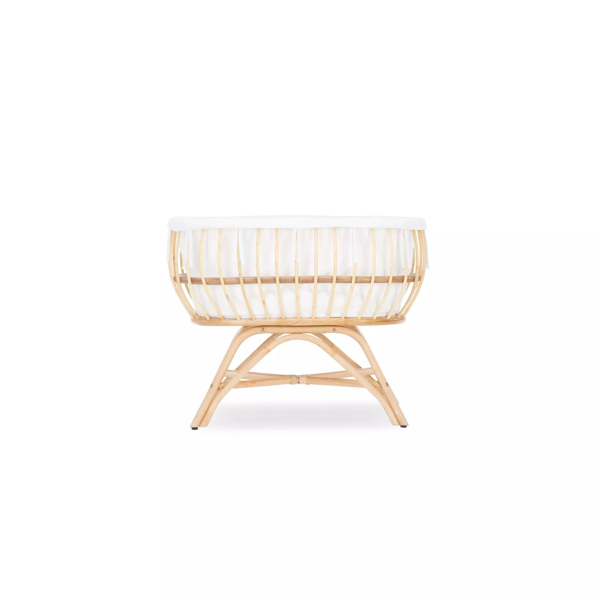 Aria Rattan Crib - Natural