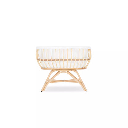 Aria Rattan Crib - Natural