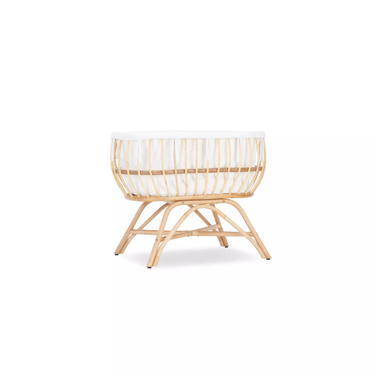 Aria Rattan Crib - Natural