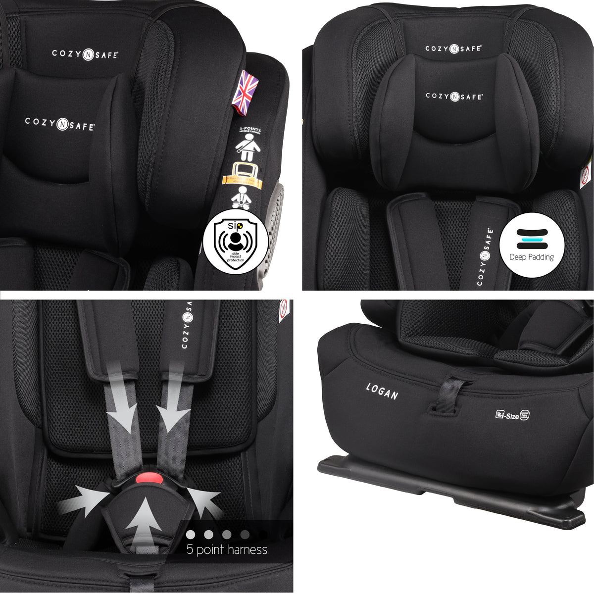 Cozy N Safe Logan i-Size Car Seat