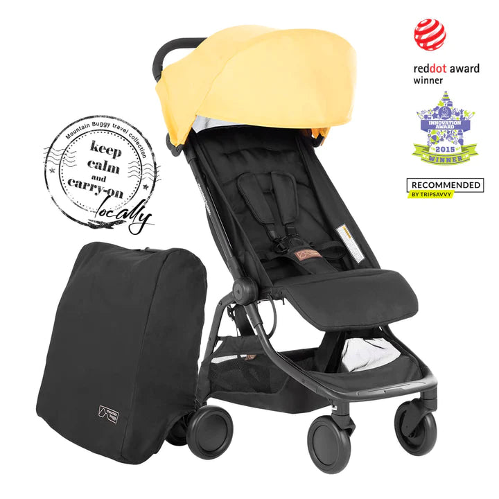 Mountain Buggy nano™ (2020+) black and yellow