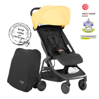 Mountain Buggy nano™ (2020+) black and yellow